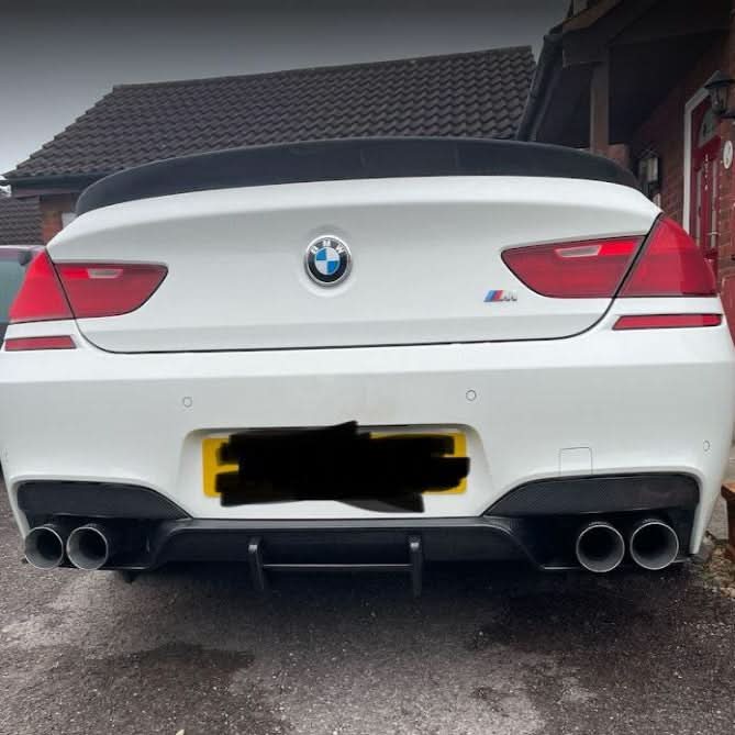 MP Style Carbon Fibre Rear Diffuser for BMW F06 F12 F13 M6 11-18