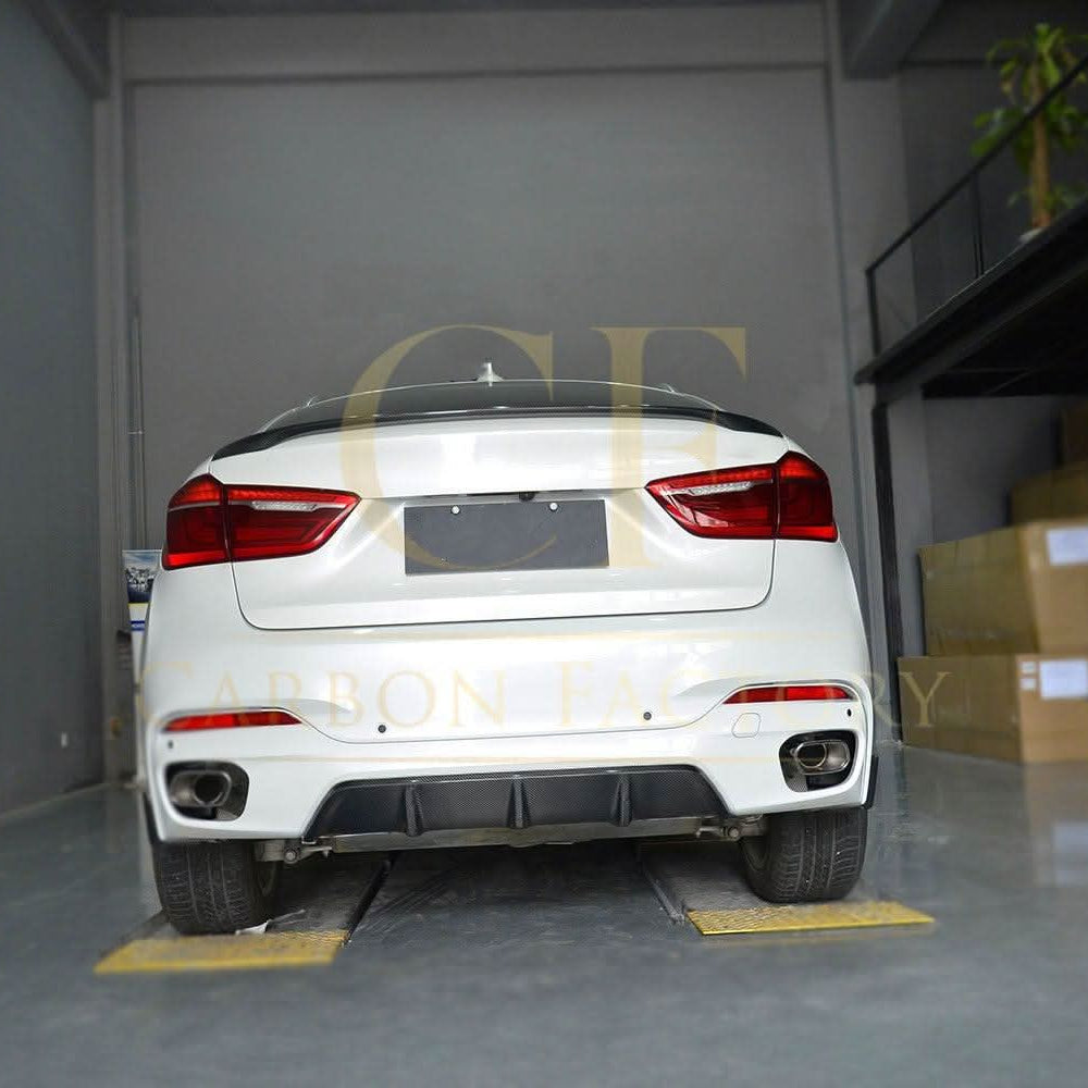 MP Style Carbon Fibre Rear Diffuser for BMW F16 X6 14-18