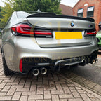 MP Style Carbon Fibre Rear Diffuser for BMW F90 M5 17-24