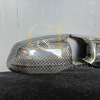 MP Style Carbon Fibre Replacement Mirror Covers for BMW F10 5 Series Pre-LCI