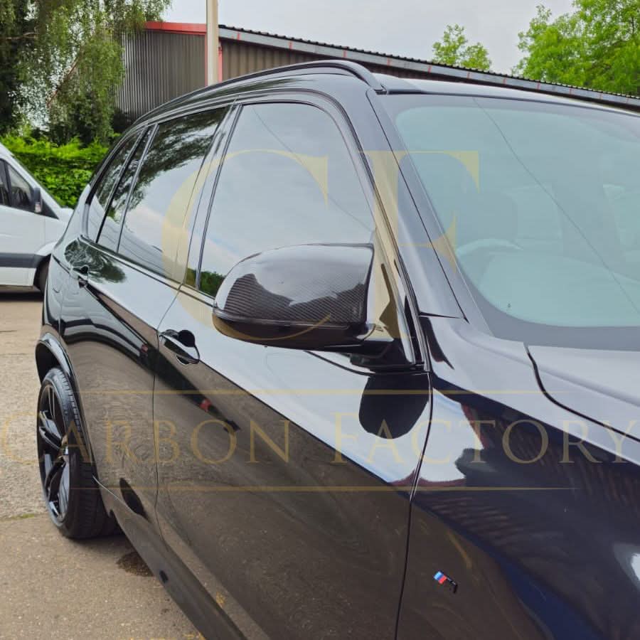 MP Style Carbon Fibre Replacement Mirror Covers for BMW G01 X3 G02 X4 G05 X5 G06 X6 G07 X7 18-25