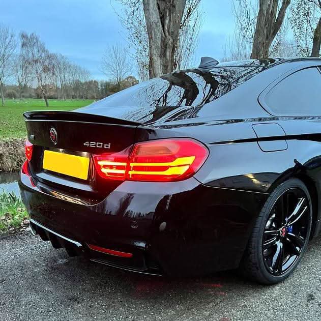 MP Style Gloss Black Boot Spoiler for BMW 4 Series F32 Coupe 14-20