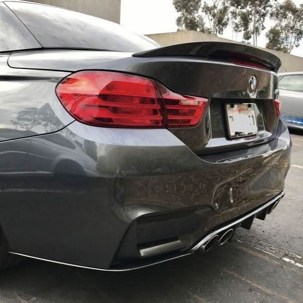 MP Style Gloss Black Boot Spoiler for BMW 4 Series F33 Convertible inc F83 M4 14-20