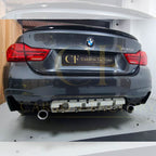 MP Style Gloss Black Boot Spoiler for BMW 4 Series F36 Gran Coupe 14-20