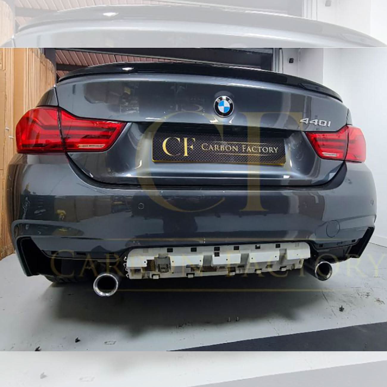 MP Style Gloss Black Boot Spoiler for BMW 4 Series F36 Gran Coupe 14-20