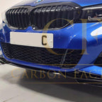 MP Style Gloss Black Front Splitter for BMW 3 Series G20 G21 Pre-LCI 19-21