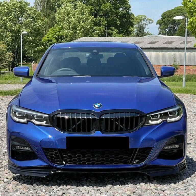MP Style Gloss Black Front Splitter for BMW 3 Series G20 G21 Pre-LCI 19-21