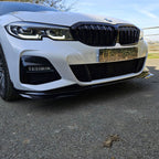 MP Style Gloss Black Front Splitter for BMW 3 Series G20 G21 Pre-LCI 19-21