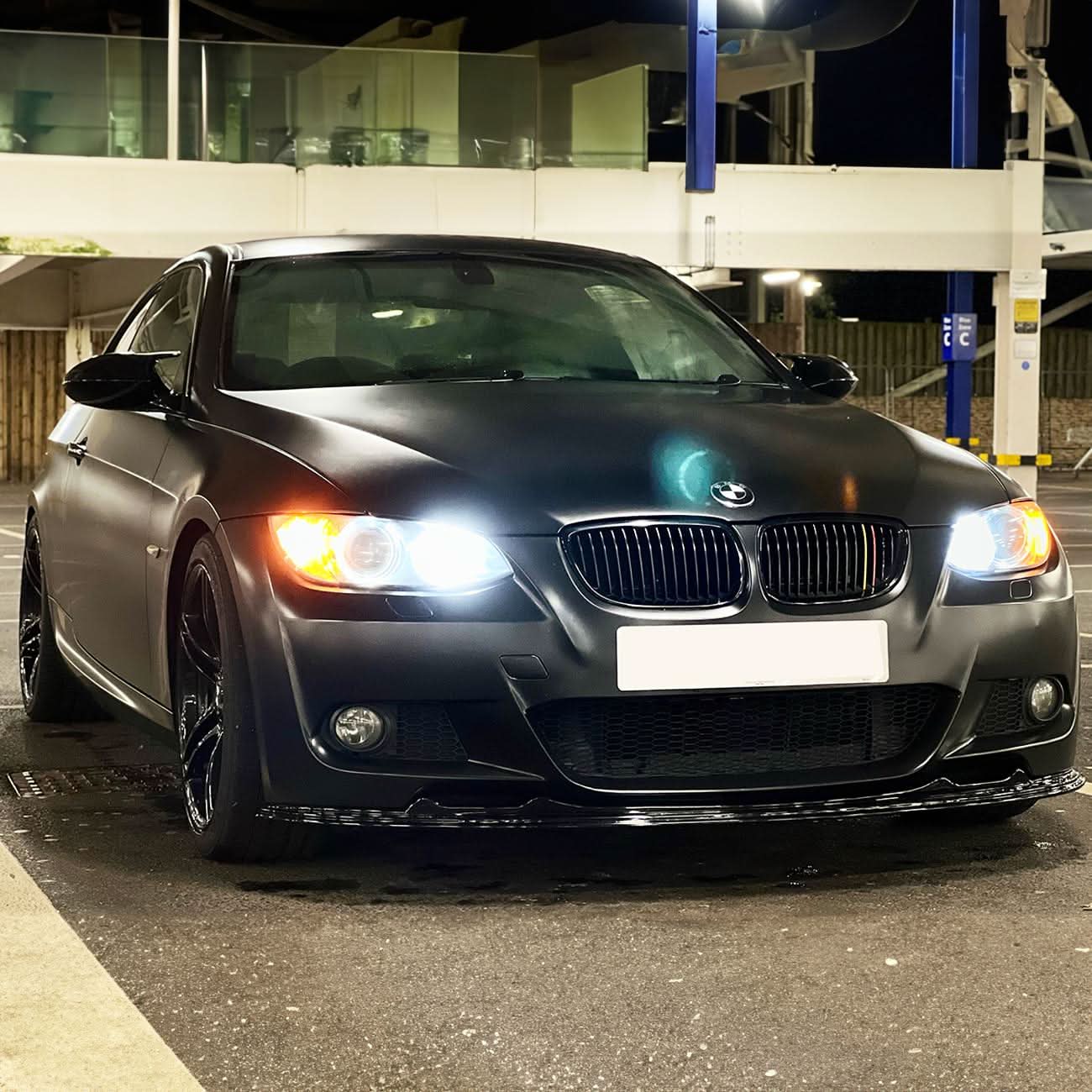 MP Style Gloss Black Front Splitter for BMW E92 E93 3 Series 06-09
