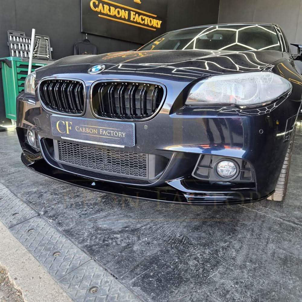 MP Style Gloss Black Front Splitter for BMW F10 F11 5 Series 10-17