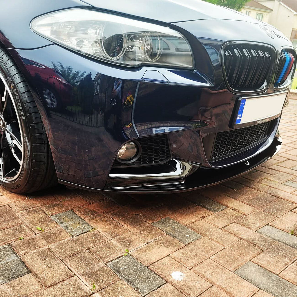 MP Style Gloss Black Front Splitter for BMW F10 F11 5 Series 10-17