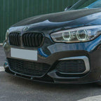 MP Style Gloss Black Front Splitter for BMW F20 F21 1 Series LCI 15-19
