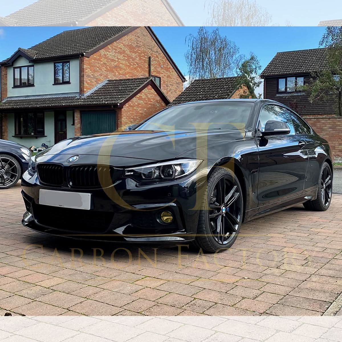 MP Style Gloss Black Front Splitter for BMW F30 F31 3 Series M Sport 12-19