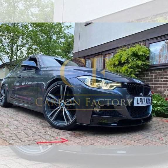 MP Style Gloss Black Front Splitter for BMW F30 F31 3 Series M Sport 12-19