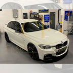 MP Style Gloss Black Front Splitter for BMW F30 F31 3 Series M Sport 12-19