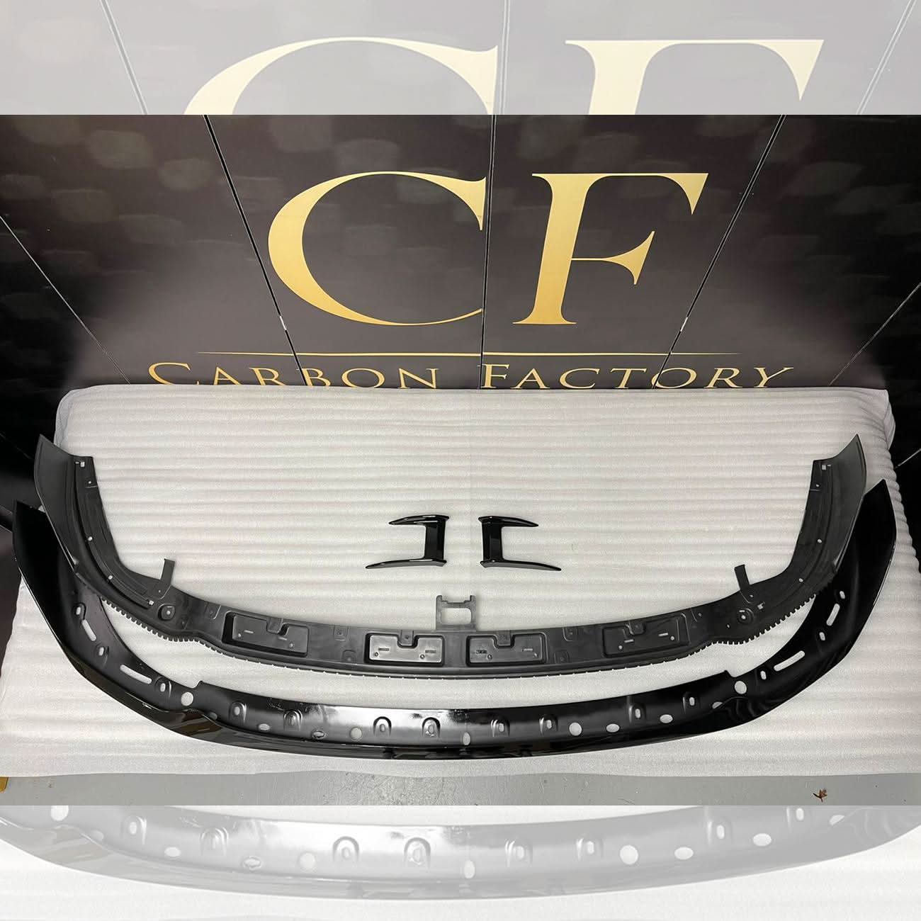 MP Style Gloss Black Front Splitter for BMW F40 1 Series 19-24