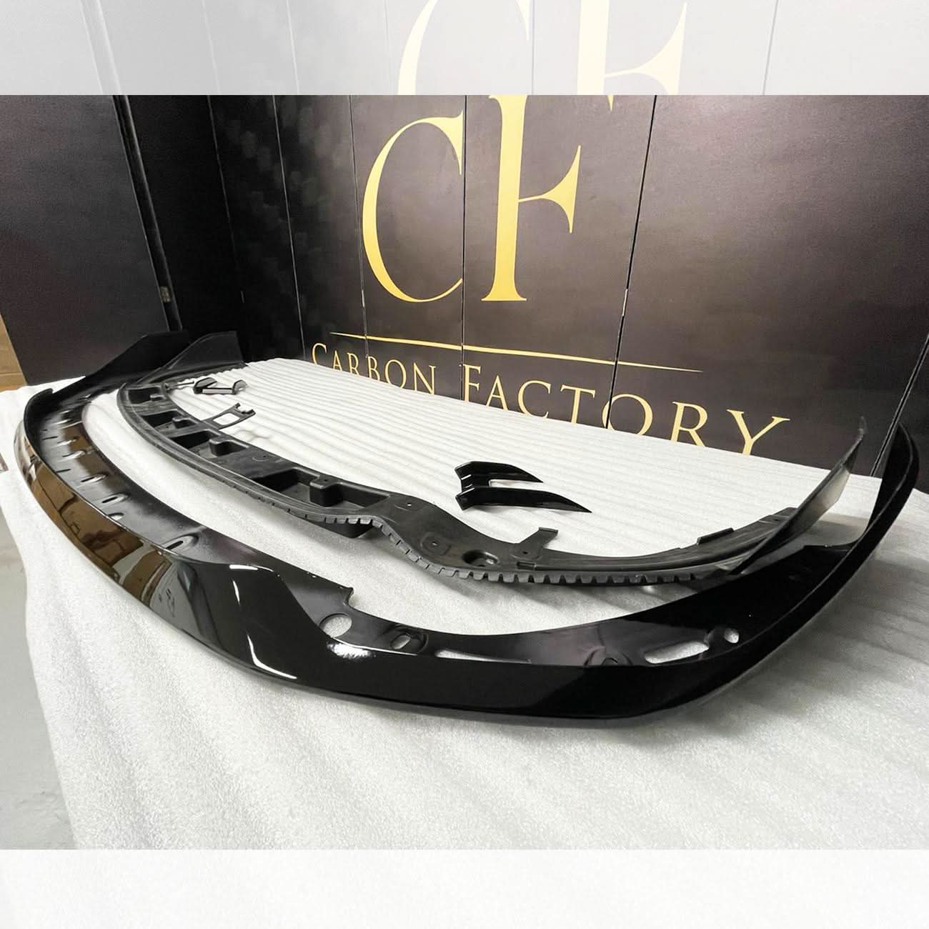 MP Style Gloss Black Front Splitter for BMW F40 1 Series 19-24