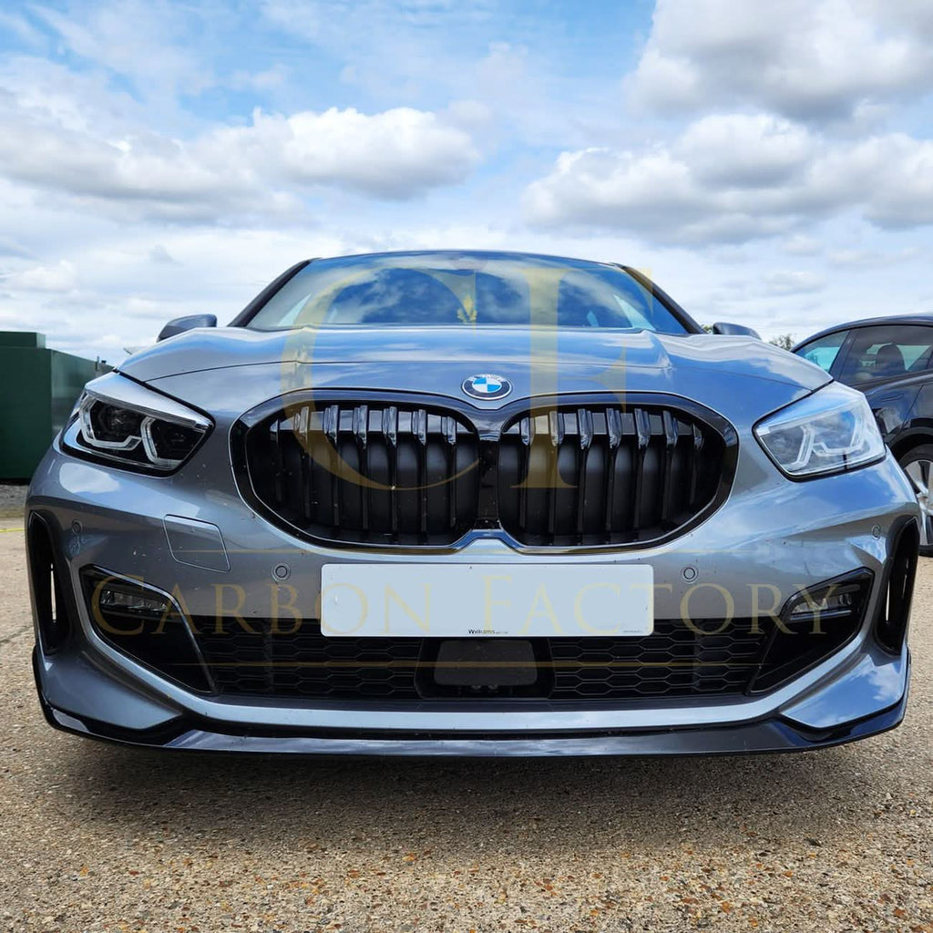 MP Style Gloss Black Front Splitter for BMW F40 1 Series 19-24