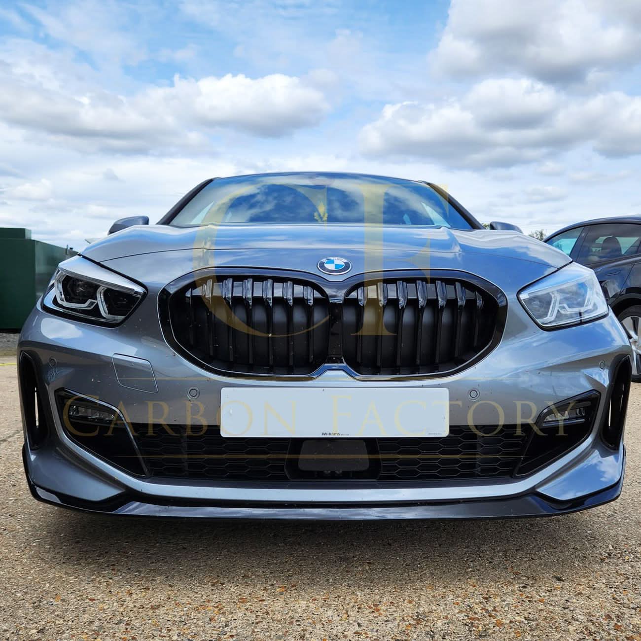 MP Style Gloss Black Front Splitter for BMW F40 1 Series 19-24