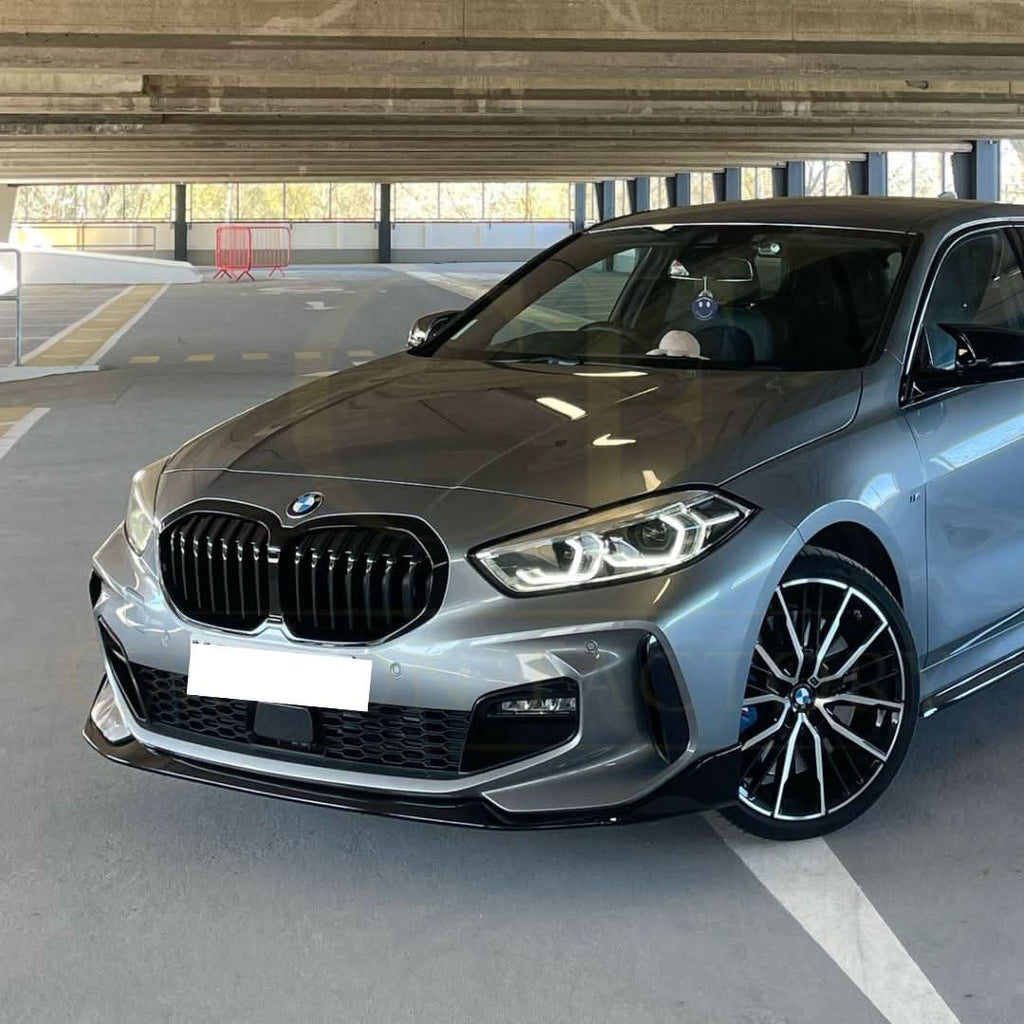 MP Style Gloss Black Front Splitter for BMW F40 1 Series 19-24