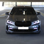 MP Style Gloss Black Front Splitter for BMW F40 1 Series 19-24
