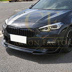 MP Style Gloss Black Front Splitter for BMW F44 2 Series 4 Door 20-Present