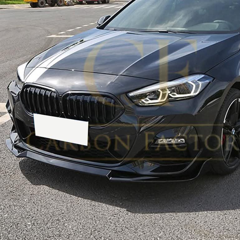 MP Style Gloss Black Front Splitter for BMW F44 2 Series 4 Door 20-Present