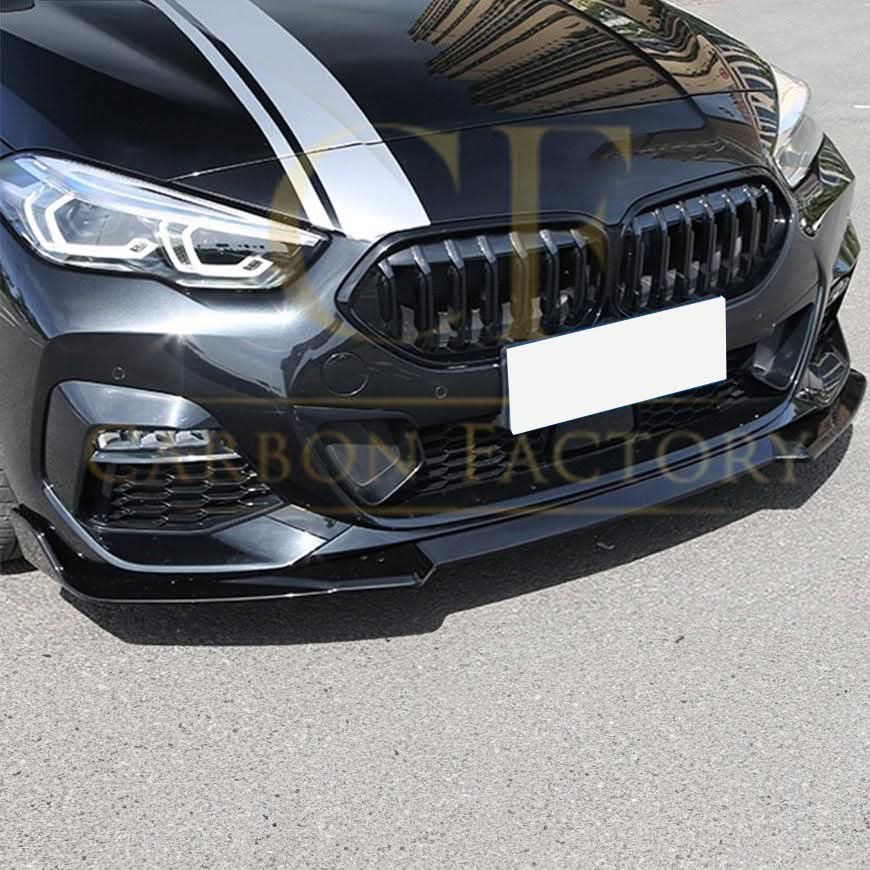 MP Style Gloss Black Front Splitter for BMW F44 2 Series 4 Door 20-Present