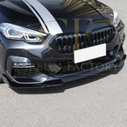 MP Style Gloss Black Front Splitter for BMW F44 2 Series 4 Door 20-Present