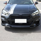 MP Style Gloss Black Front Splitter for BMW F44 2 Series 4 Door 20-Present