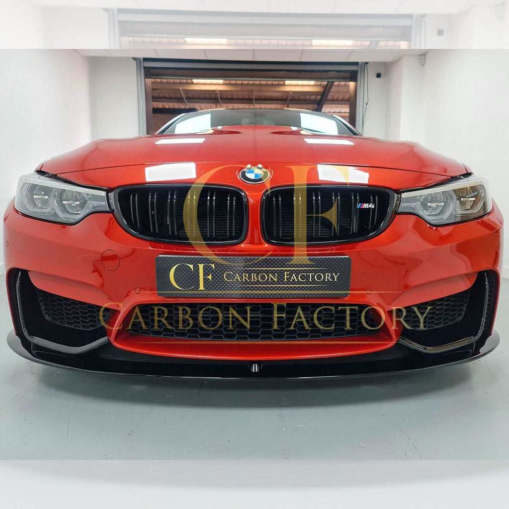 MP Style Gloss Black Front Splitter for BMW F80 M3 F82 F83 M4 14-20