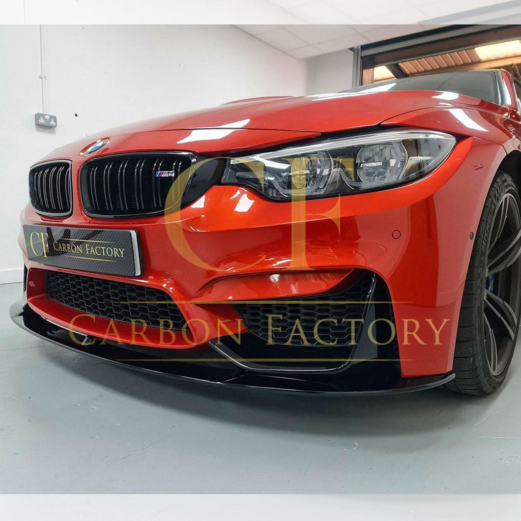 MP Style Gloss Black Front Splitter for BMW F80 M3 F82 F83 M4 14-20
