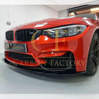 MP Style Gloss Black Front Splitter for BMW F80 M3 F82 F83 M4 14-20
