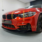 MP Style Gloss Black Front Splitter for BMW F80 M3 F82 F83 M4 14-20