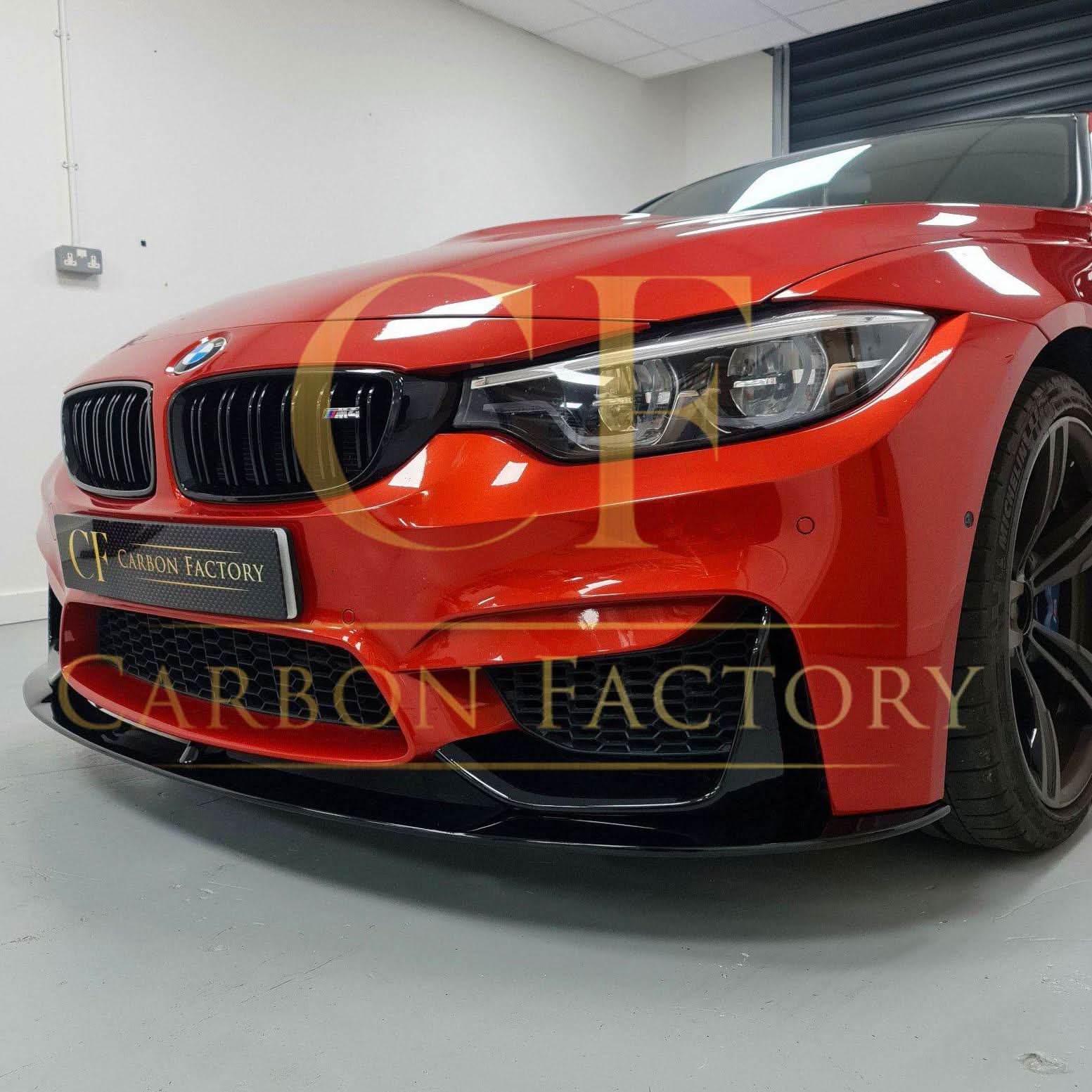 MP Style Gloss Black Front Splitter for BMW F80 M3 F82 F83 M4 14-20