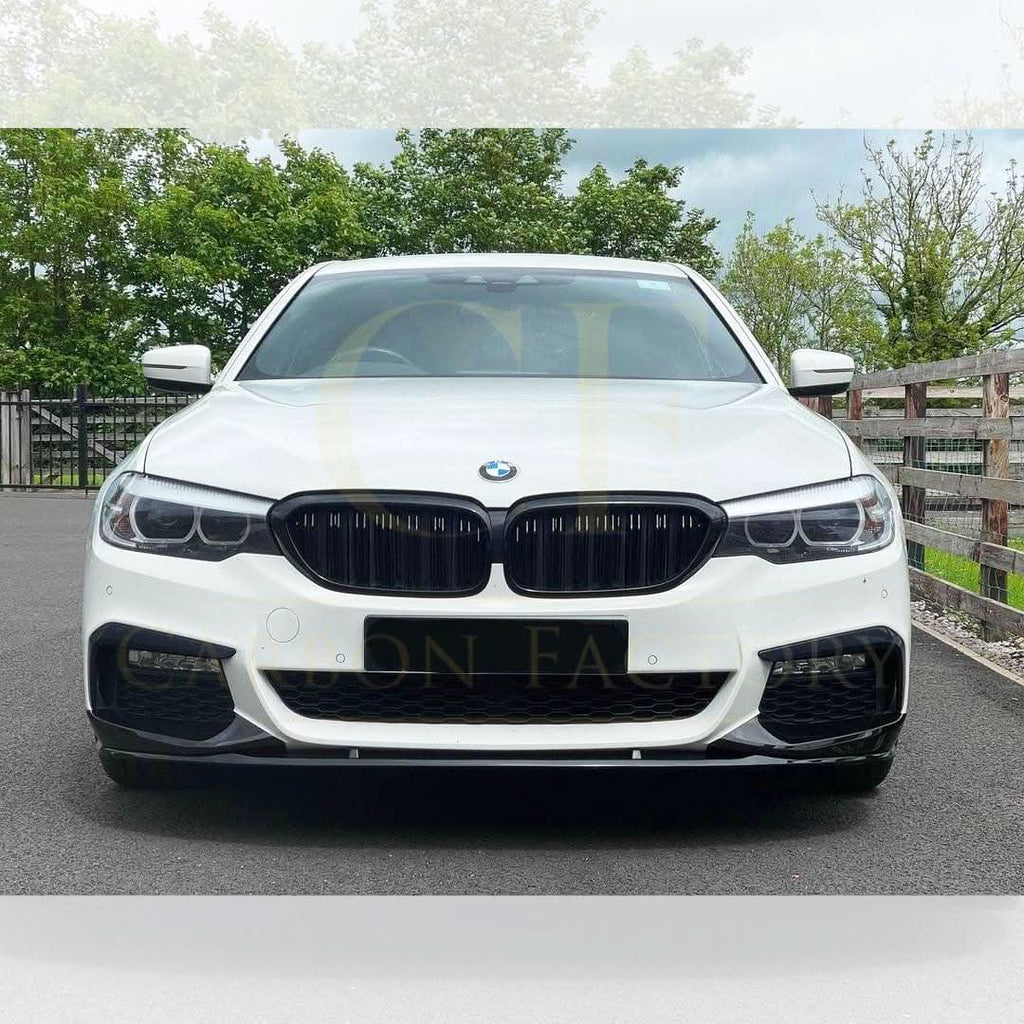 MP Style Gloss Black Front Splitter for BMW G30 G31 5 Series Pre-LCI 17-20