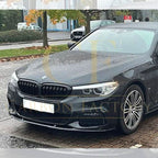 MP Style Gloss Black Front Splitter for BMW G30 G31 5 Series Pre-LCI 17-20