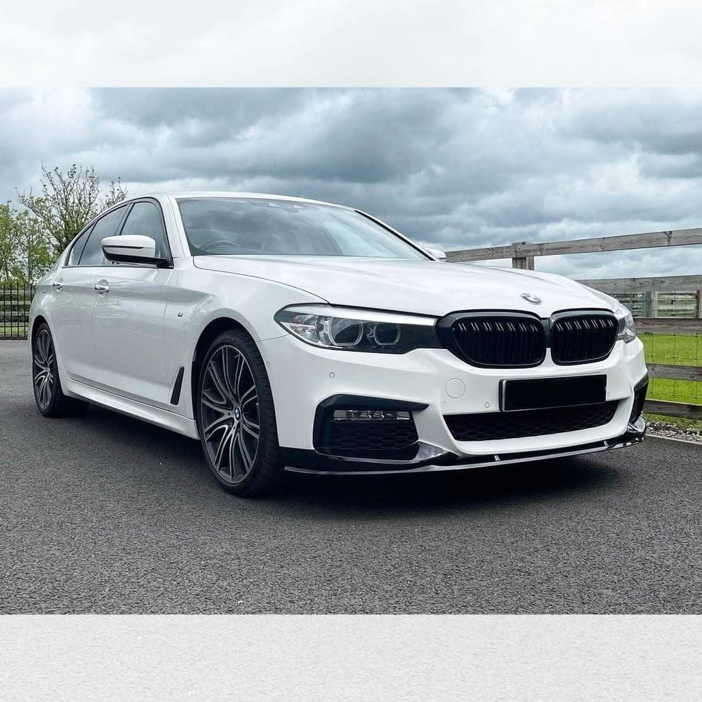 MP Style Gloss Black Front Splitter for BMW G30 G31 5 Series Pre-LCI 17-20