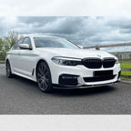 MP Style Gloss Black Front Splitter for BMW G30 G31 5 Series Pre-LCI 17-20