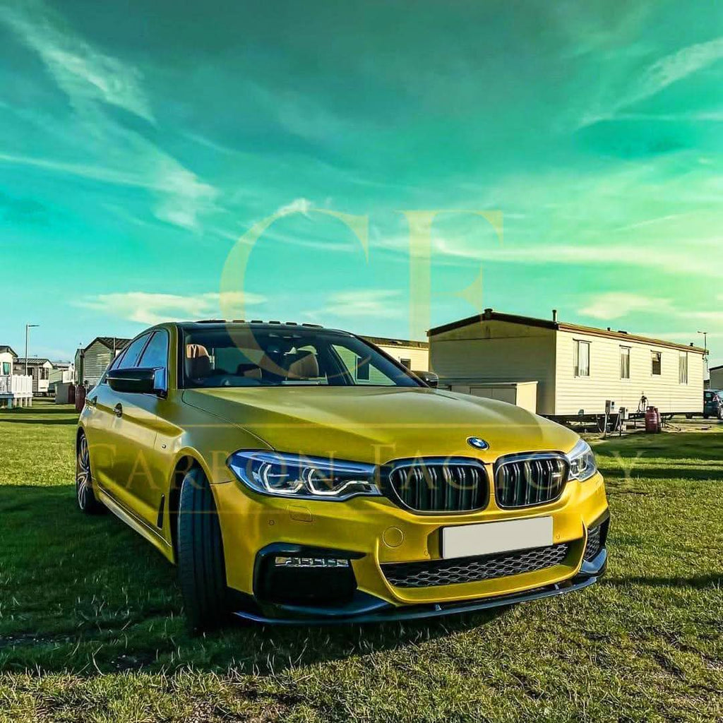 MP Style Gloss Black Front Splitter for BMW G30 G31 5 Series Pre-LCI 17-20