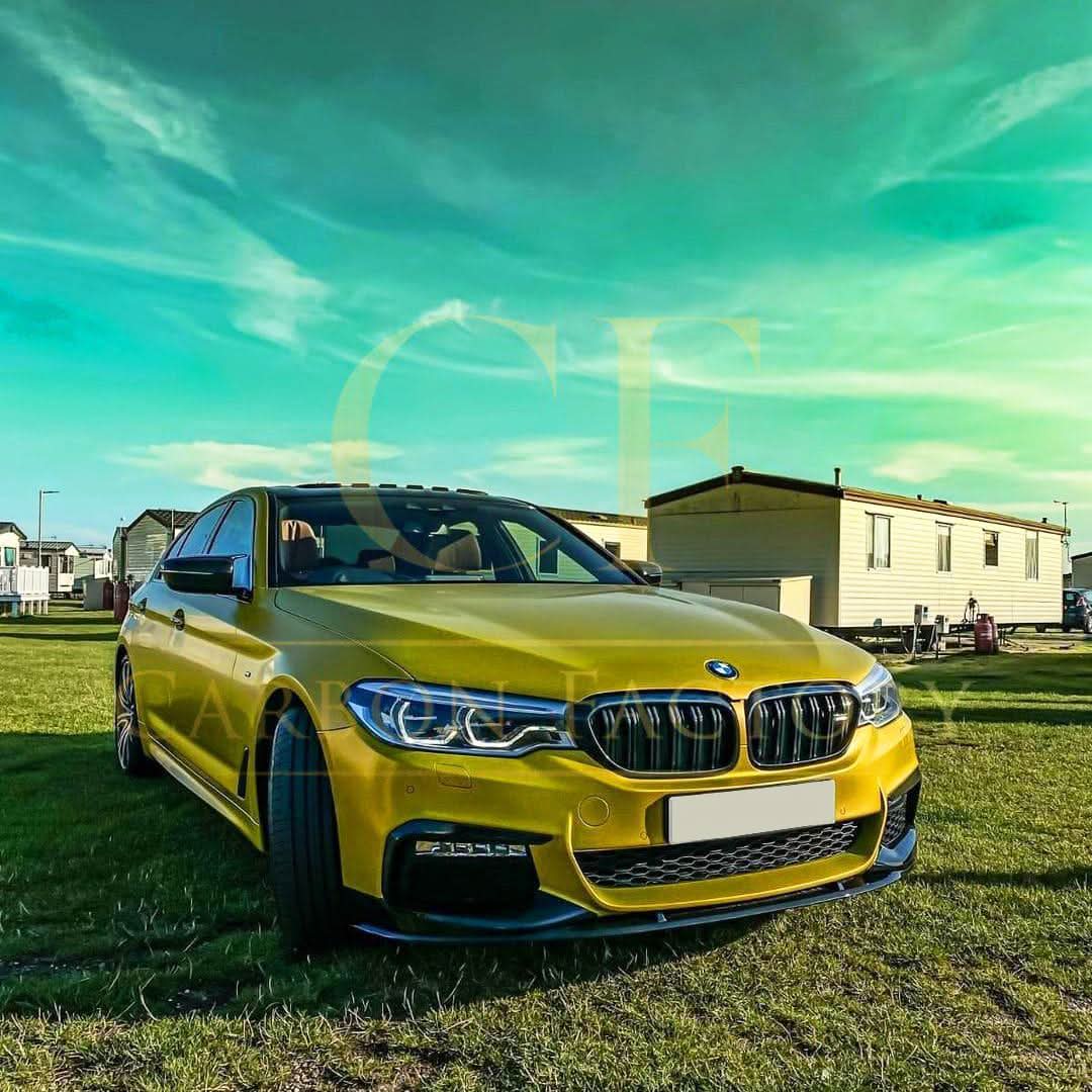 MP Style Gloss Black Front Splitter for BMW G30 G31 5 Series Pre-LCI 17-20