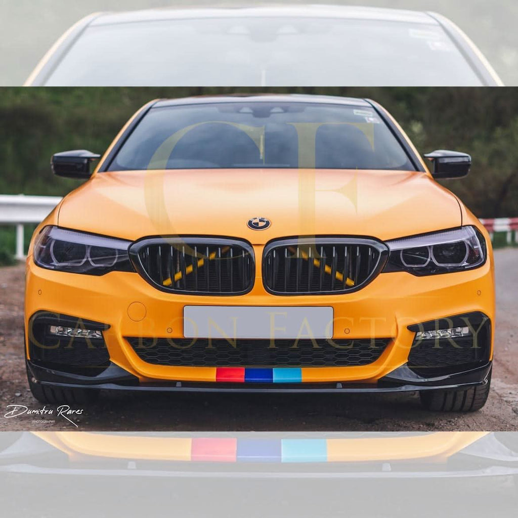 MP Style Gloss Black Front Splitter for BMW G30 G31 5 Series Pre-LCI 17-20
