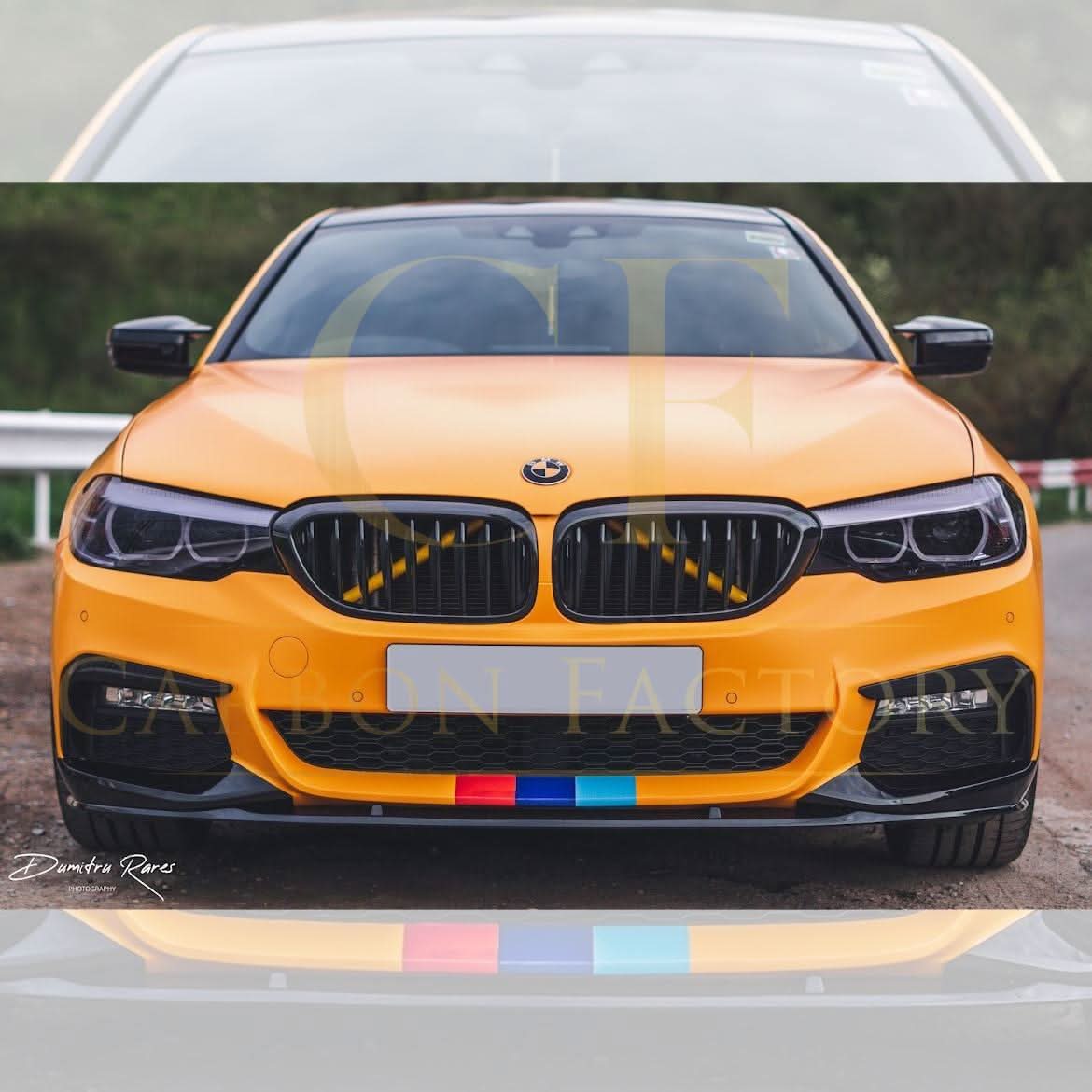 MP Style Gloss Black Front Splitter for BMW G30 G31 5 Series Pre-LCI 17-20