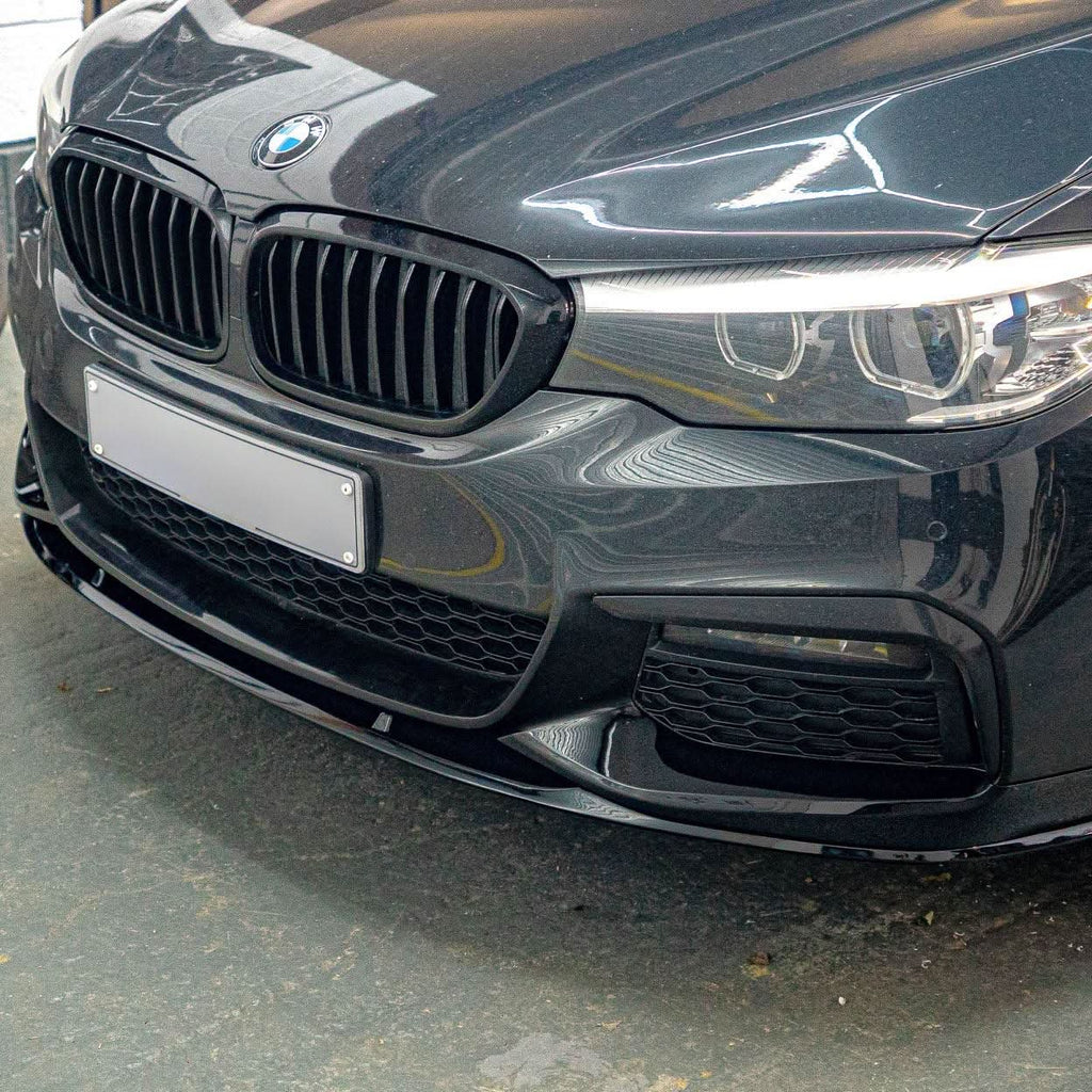 MP Style Gloss Black Front Splitter for BMW G30 G31 5 Series Pre-LCI 17-20