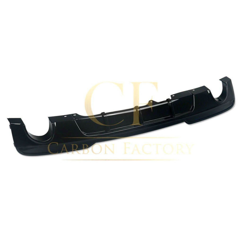 MP Style Gloss Black Rear Diffuser Dual Exhaust for BMW F10 5 Series 10-17