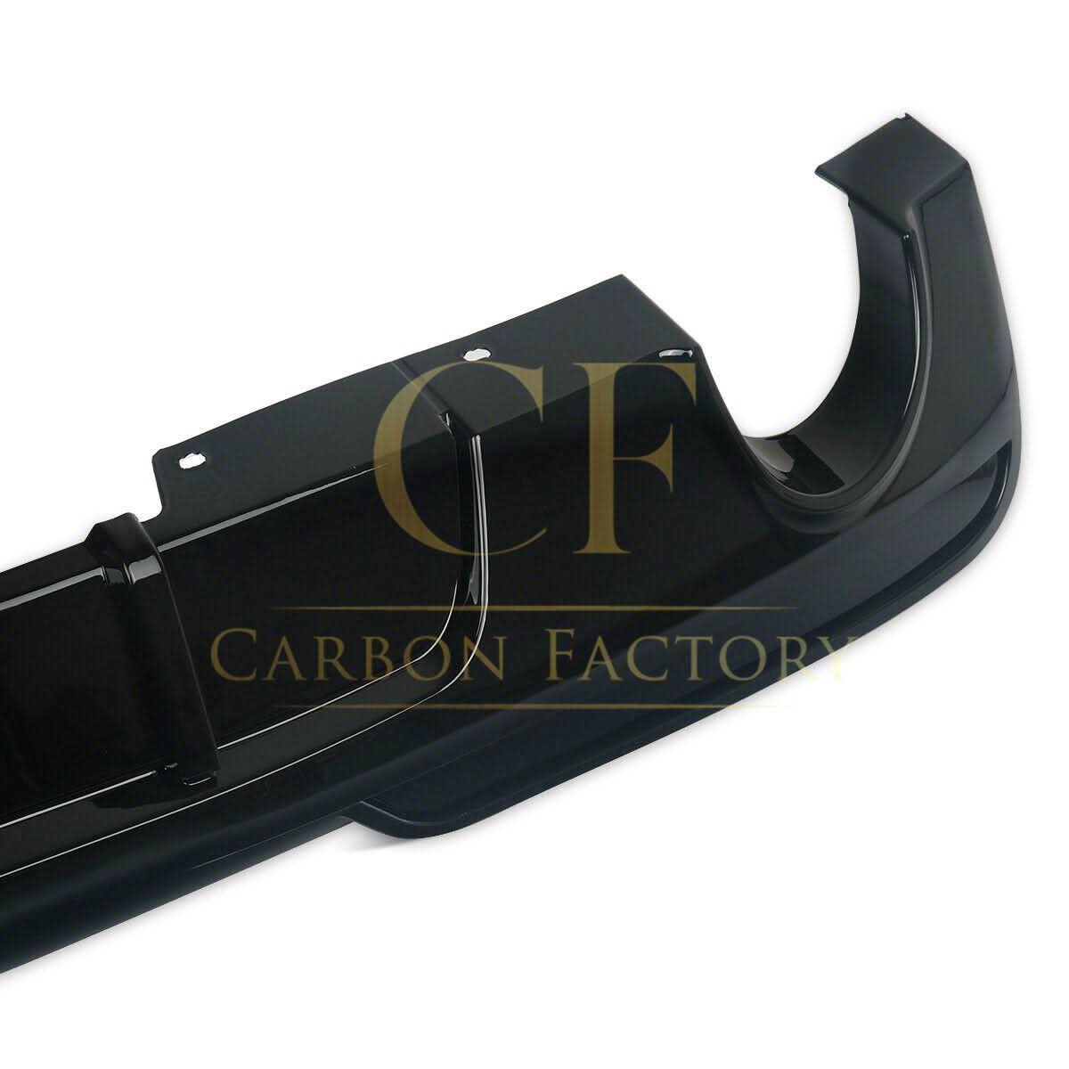 MP Style Gloss Black Rear Diffuser Dual Exhaust for BMW F10 5 Series 10-17