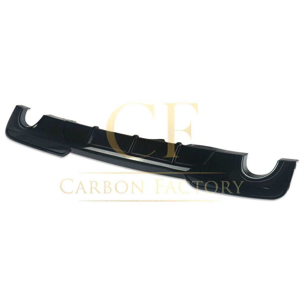 MP Style Gloss Black Rear Diffuser Dual Exhaust for BMW F10 5 Series 10-17