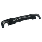 MP Style Gloss Black Rear Diffuser Dual Exhaust for BMW F10 5 Series 10-17