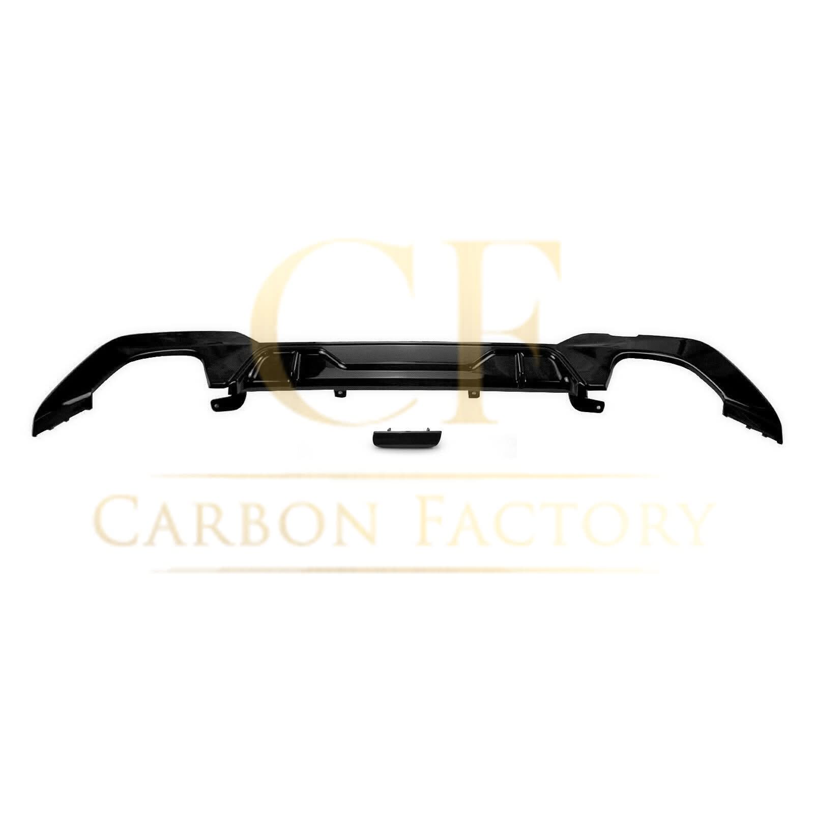 MP Style Gloss Black Rear Diffuser Quad Exhaust for BMW 3 Series G20 G21 Pre-LCI 19-22