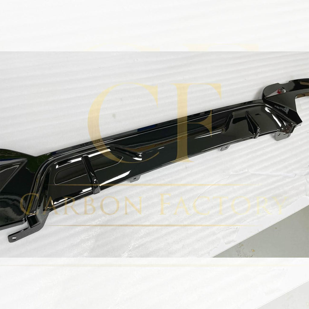 MP Style Gloss Black Rear Diffuser Quad Exhaust for BMW 3 Series G20 G21 Pre-LCI 19-22